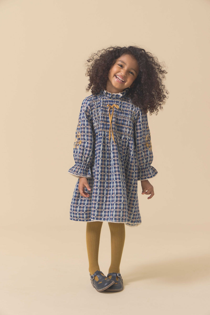Parvati Dress | Double-Sided Yarn Dye