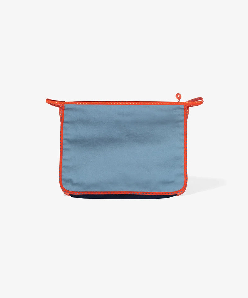 Large Zip Bag | Cool Color Block