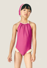 Chiara Swimwear | Ecru/Pink Posh