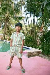 Cabana Short | Mojave Watercolor Stripe