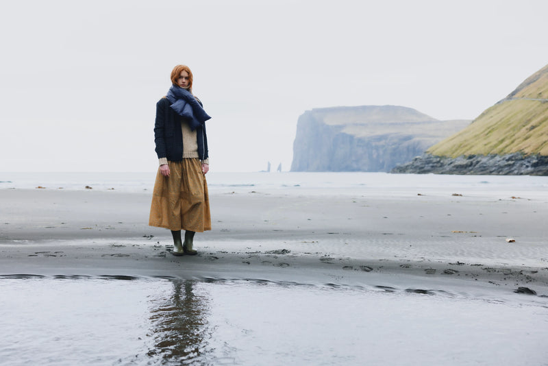 Women's Karla Flower Skirt | Mustard