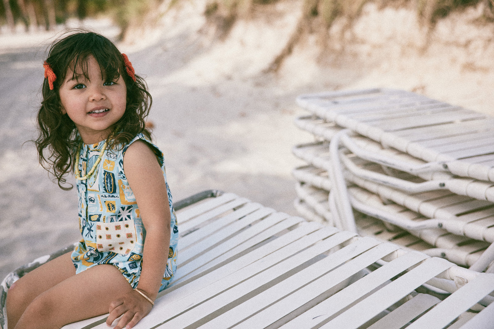 あ*む様 Misha&Puff Vineyard Romper 12-18m Misha and Puff Jude Romper | Sky Collection | Marigold
