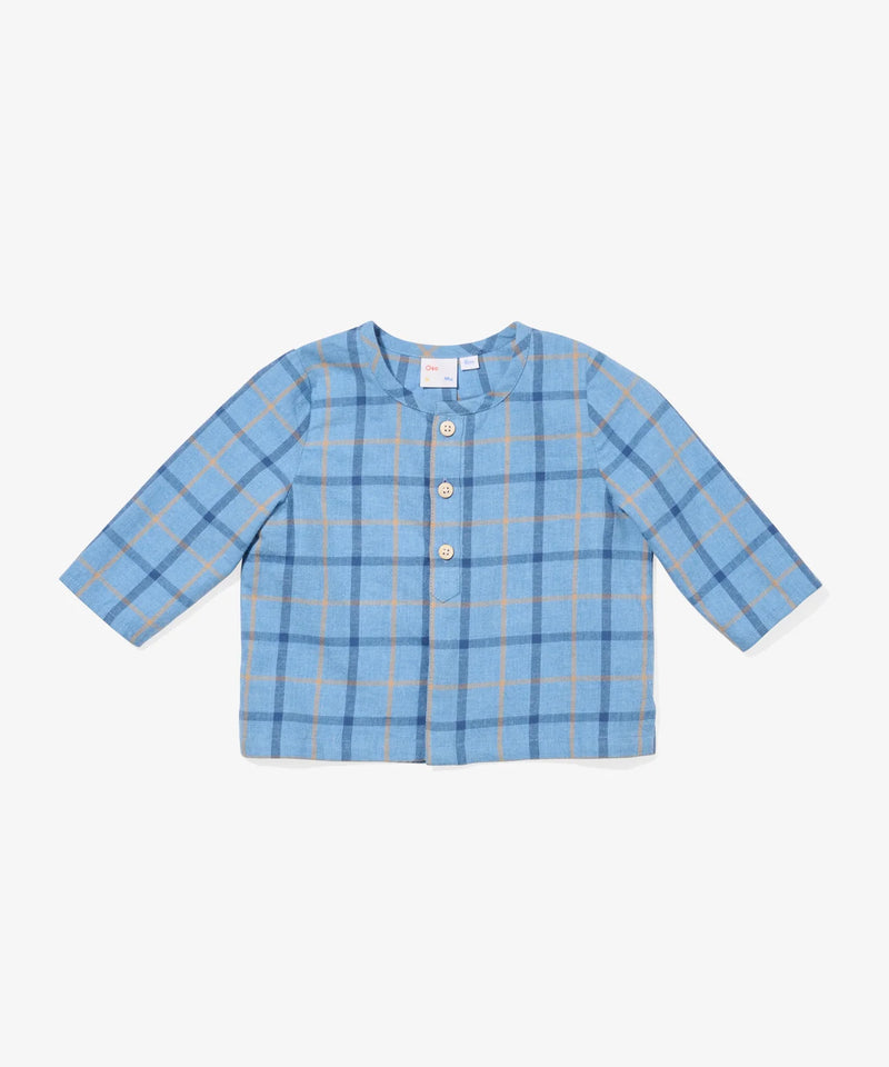 Lupo Baby Shirt | Autumn Plaid