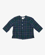 Lupo Baby Shirt | Green Plaid