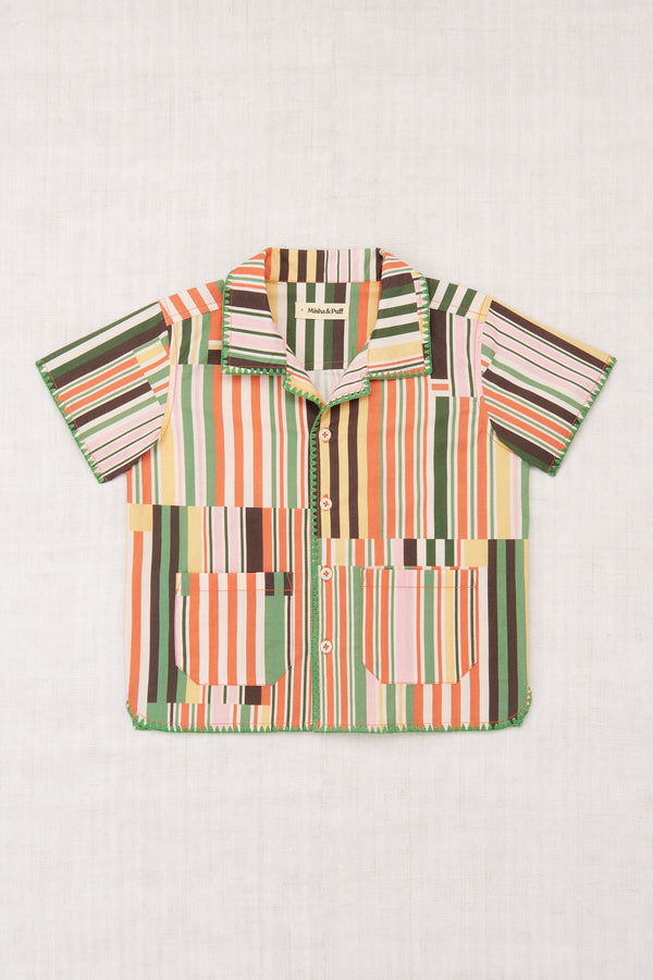 Leon Top | Gamberetto Hodgepodge Stripe