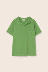 Mael Shirt | Green Soft Terry Cloth
