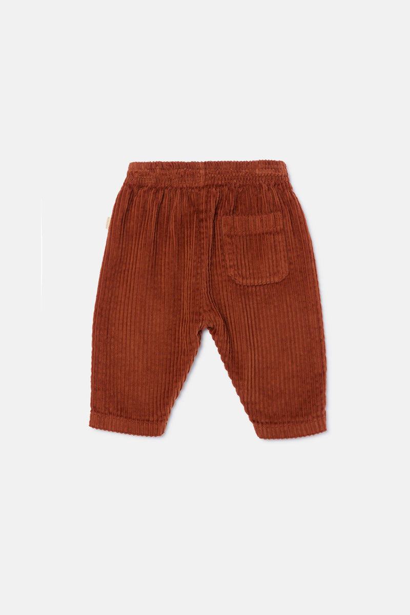 Organic Corduroy Baby Pants - Brown