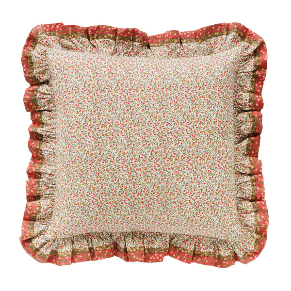 Herukka Frilled Cushion | Vanilla