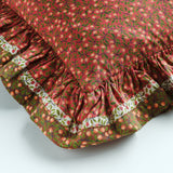 Herukka Frilled Cushion | Strawberry