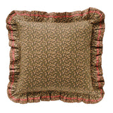 Herukka Frilled Cushion | Chartreuse