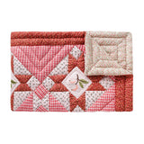 Aada Gingham Embroidered Patchwork Quilt Baby