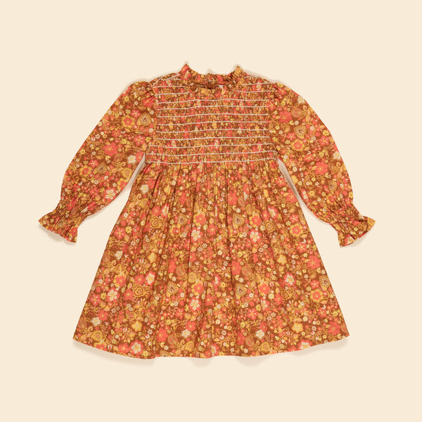 Mia Dress | Autumn Harvest Floral