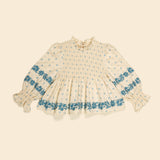 Mia Top | Meadow Calico Cashew