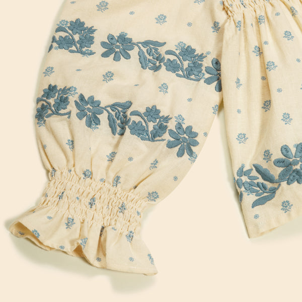 Mia Top | Meadow Calico Cashew