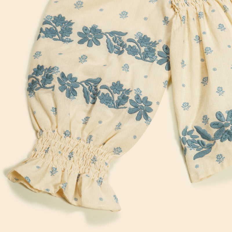 Mia Top | Meadow Calico Cashew