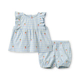 Mille Baby SL Set | Sky Berry Gingham