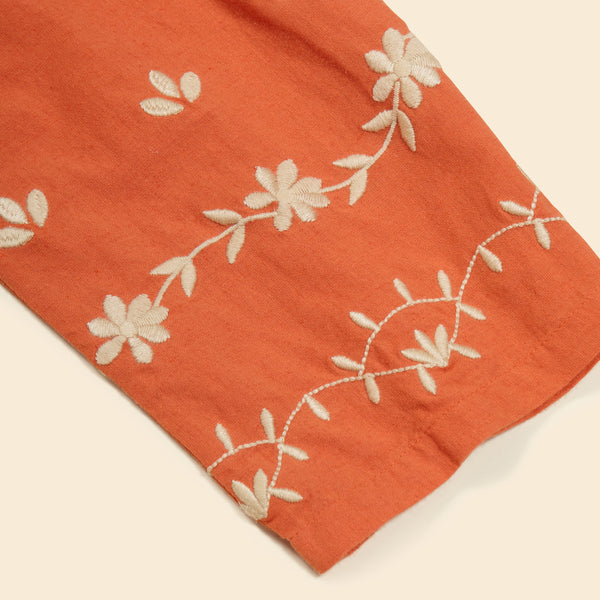 Molly Embroidered Trouser | Poppy