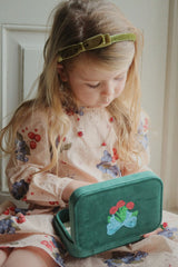 Velvet Bow Headband | Green
