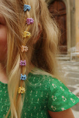 10 Pack Mini Flower Hair Claw