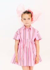 Xoe Dress | Crazystripe Pink