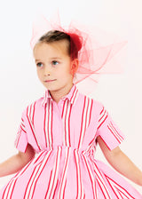 Xoe Dress | Crazystripe Pink