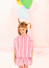 Scooby Short | Crazystripe Pink