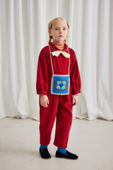 Corduroy Zora Blouse | Garnet
