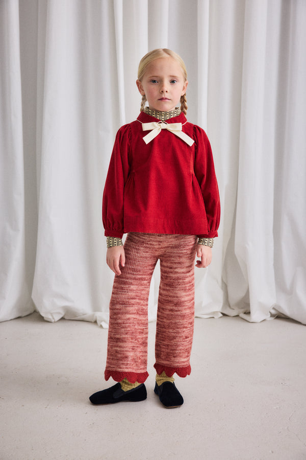 Scallop A-Pant | Prairie Rose