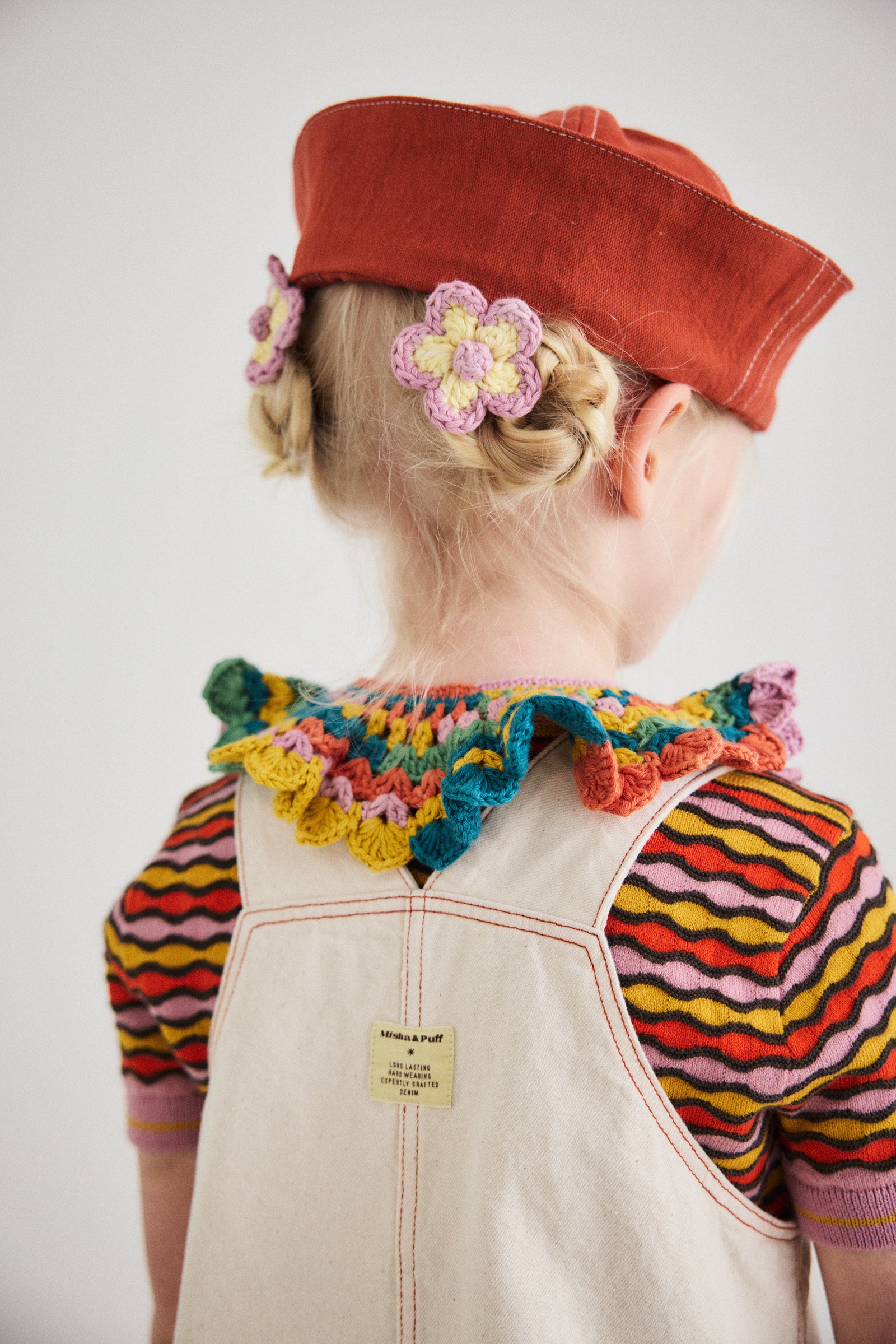 帽子 Misha & Puff Sailor Hat 4-8y Sunfish Sailor Hat | Claystone | Marigold Modern Kids