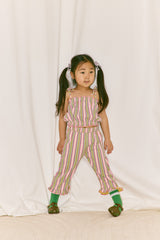 Ruffle Pedal Pusher | Aura Vaquero Stripe