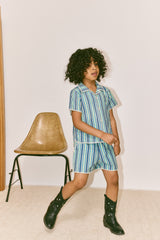 Traveler Short | Blue Ribbon Vaquero Stripe