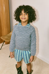 Traveler Short | Blue Ribbon Vaquero Stripe