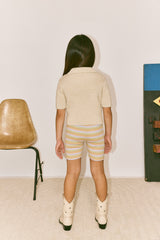 Cycling Short | Mist Avenue Stripe