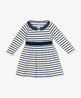 Marie Clare Dress | Navy Stripe