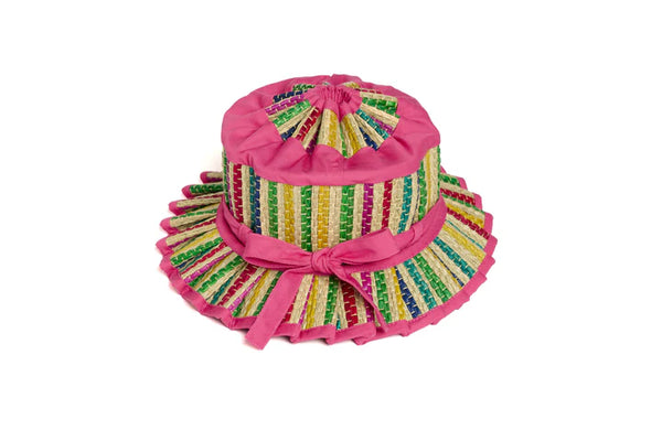 Luxe Mayfair Child Hat | Tropical Fushcia