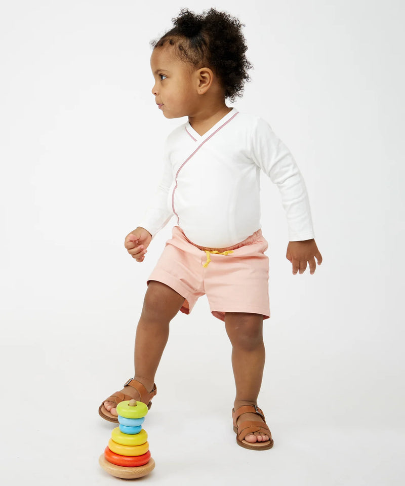 Crossbody Onesie | Rose Piping