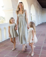Daisy Dress | Eucalyptus Check