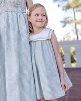 Daisy Dress | Eucalyptus Check