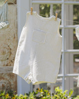Georgie Romper | Sky Stripe