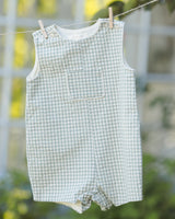 Georgie Romper | Eucalyptus Check