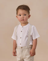 Suspender Short | Sky Stripe