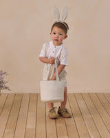 Suspender Short | Sky Stripe