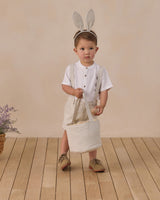 Suspender Short | Sky Stripe