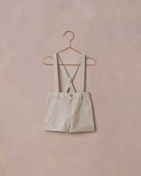 Suspender Short | Sage Stripe