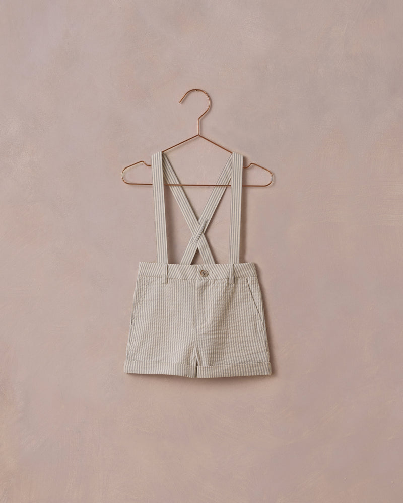 Suspender Short | Sage Stripe