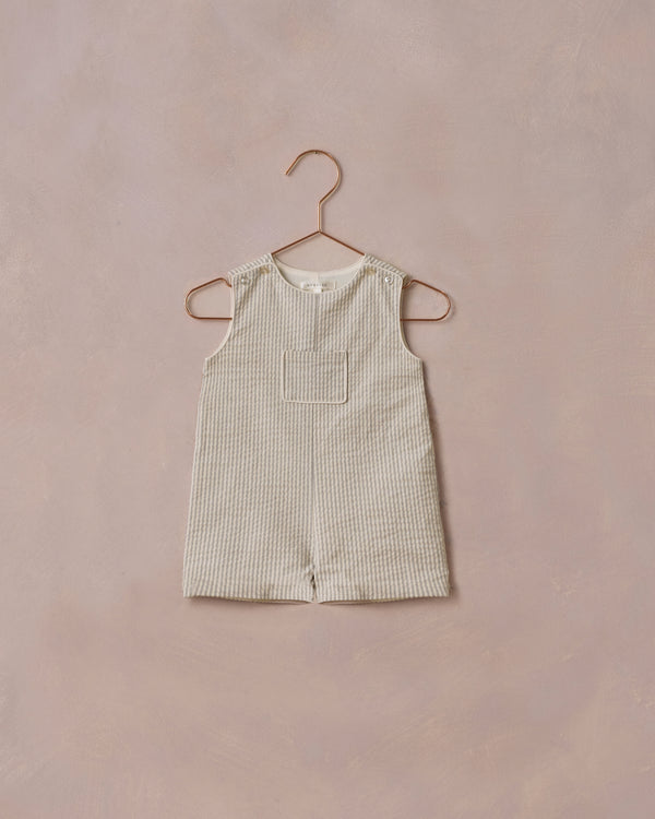 Georgie Romper | Sage Stripe