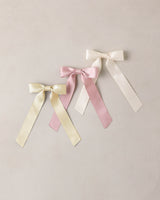 Satin Ribbon Bows | Lemon, Natural, Lavender
