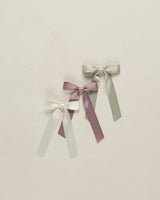 Satin Ribbon Bow | Ivory, Lavender, Sage