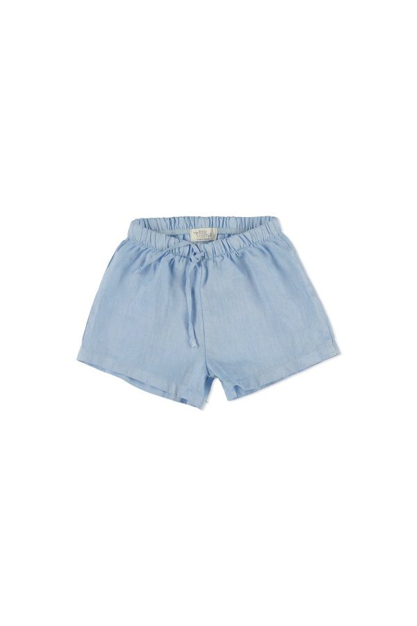 Linen Baby Shorts | Blue