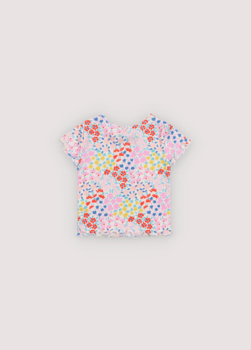 Nicolette Baby Tee Anemone Print